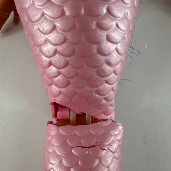 2002 Mattel Barbie Mermaid Doll Pink Purple Tail Blonde Hair Collectible - Picture 8 of 11